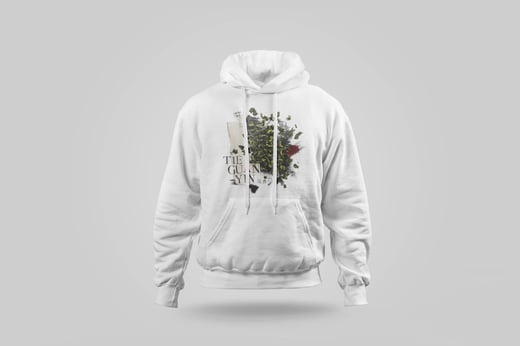 Hoodie — Floral Tie Guan Yin