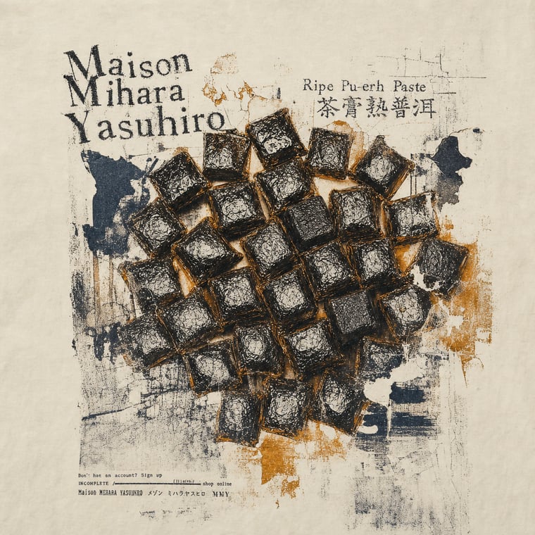 The design — Ripe Pu-erh Paste
