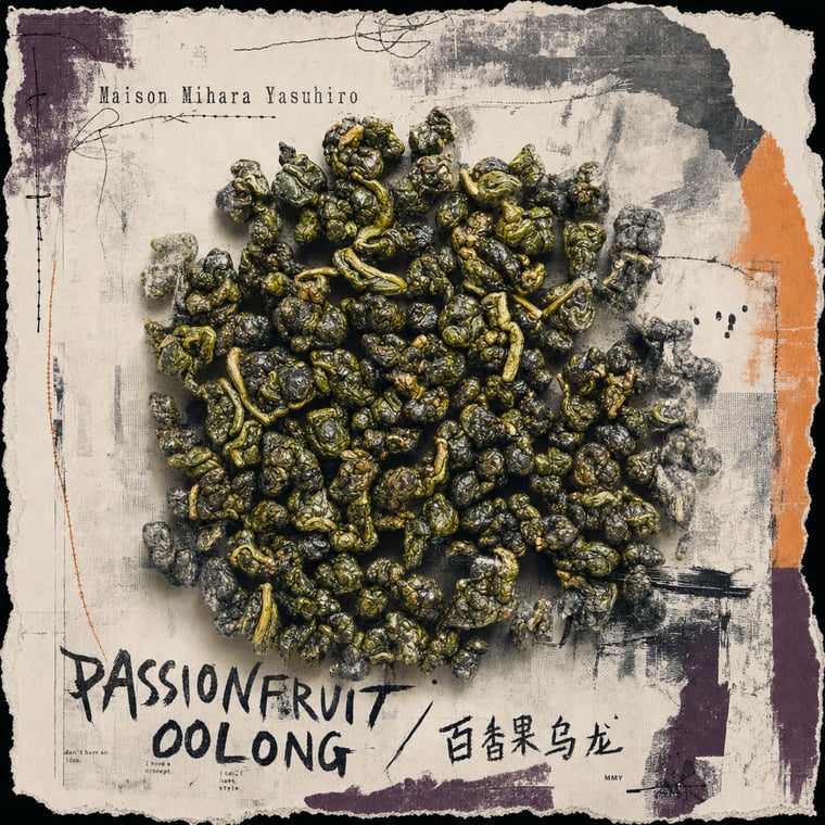 The design — Passion-Fruit Oolong